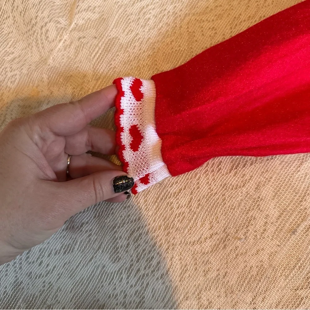 Vintage Elmo Sesame Street Elmo heart trim  nightgown